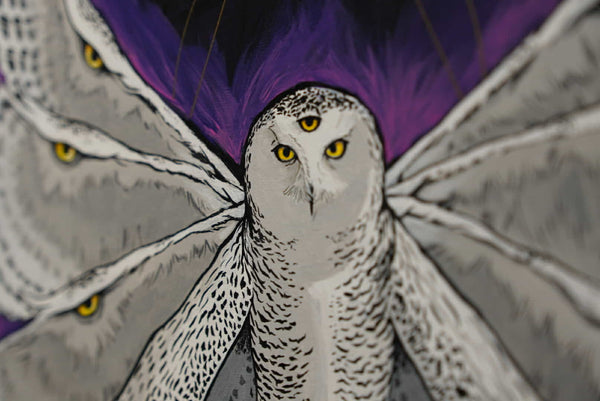 Ain Soph / Seraphic Snowy Owl by Karl Cossio